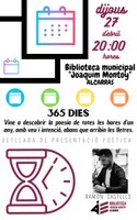 365 dies, vetllada poètica de la mà de Ramon Castells