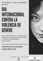 Acte commemoratiu del dia internacional contra la violència de gènere