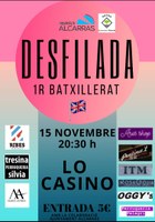 DESFILADA DE L’ALUMNAT DE PRIMER DE BATXILLERAT