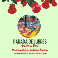 Diada de Sant Jordi, la biblioteca surt al carrer