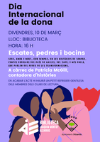 Escates, pedres i bocins. A càrrec de Patricia McGill, contadora d'històries