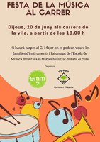 FESTA DE LA MÚSICA AL CARRER