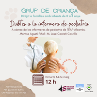 Grup de criança - Dubtes a la infermera de pediatria