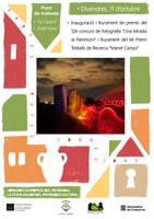 INAUGURACIÓ 12È CONCURS DE FOTOGRAFIA “UNA MIRADA AL PATRIMONI” 