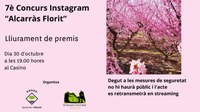 Lliurament premis 7è Concurs Instagram "Alcarràs Florit"