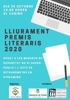 Lliurament premis Concursos Literaris 2020