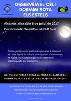 OBSERVEM EL CEL i DORMIM SOTA ELS ESTELS