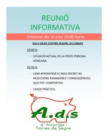 Reunió informativa