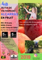 RUTA "ALCARRÀS EN FRUIT" 2019