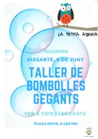 Taller de bombolles de Sabó gegants!