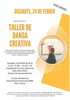 TALLER DE DANSA CREATIVA DE 8 MESOS A 3 ANYS