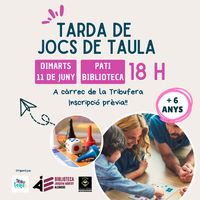 Tarda de Jocs de taula a la biblioteca