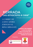 Xerrada "Les emocions a casa" a càrrec de Rosa Miralles