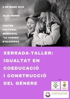 XERRADA-TALLER: IGUALTAT EN COEDUCACIÓ I CONSTRUCCIÓ DEL GÈNERE