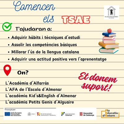 TALLERS DE SUPORT I ACOMPANYAMENT EDUCATIU