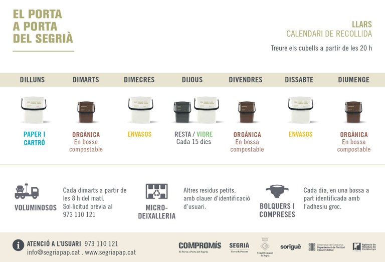 calendari recollida escombraries
