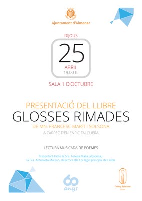 PRESENTACIÓ LLIBRE: GLOSSES RIMADES