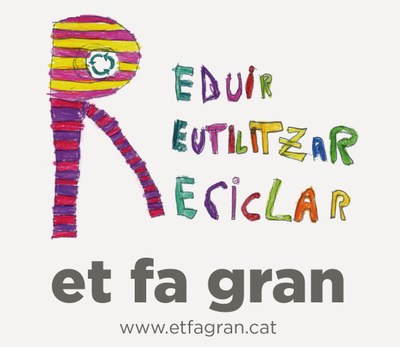 ALUMNES DE L’ESCOLA D’ALMENAR I LA CAMPANYA REDUIR REUTILITZA RECICLAR ET FA GRAN!!  DEL CONSELL COMARCAL DEL SEGRIÀ
