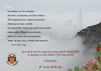 BON NADAL I FELIÇ ANY NOU 2018
