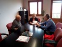 FIRMA CONTRACTE ADJUDICACIÓ ARRANJAMENT CAMÍ NUCLI DE LA BASSANOVA