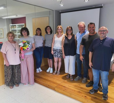LA PAERIA DIU ADÉU A L'ANNA, BIBLIOTECÀRIA QUE ENCETA UNA NOVA VIDA DESPRÉS DE JUBILAR-SE