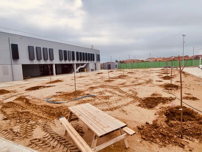 L'Escola d'Almenar renaturalitza el seu pati