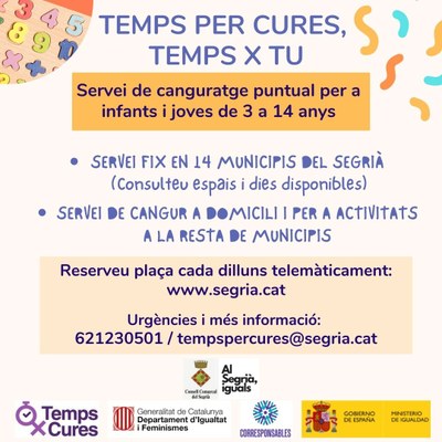 TEMPS PER CURES, TEMPS PER TU