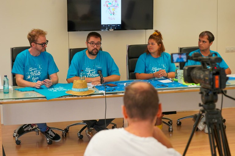 Imatge de la Roda de premsa celebrada avui