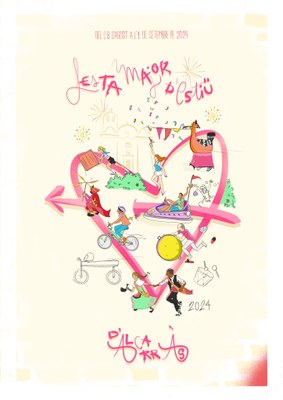 Cartell guanyador Categoria Adults, "Que comenci la Festa" de Noemí Marsal Oliva