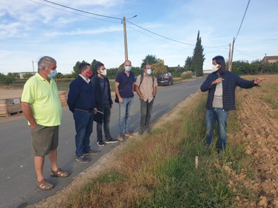 Alcarràs adapta el Camí de les Coves a les necessitats de conductors i vianants amb una inversió de 236.000 euros