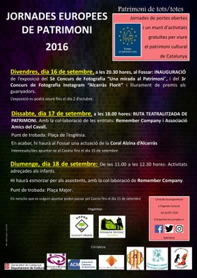 Alcarràs celebra les Jornades de Patrimoni
