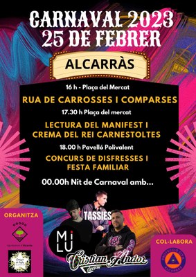 Alcarràs espera més de 5.000 persones en la rua del Carnestoltes que comptarà amb 1.320 participants