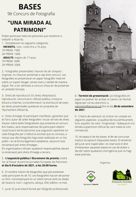Alcarràs fomenta l’estimació per la cultura i la història local amb la 9a edició del seu concurs de fotografia de patrimoni