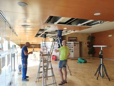 Alcarràs inverteix 186.221 euros en la renovació de la climatització de l’edifici de Lo Casino