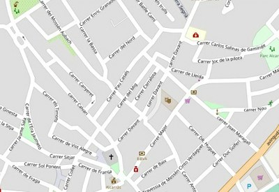 Alcarràs reordena el trànsit de dos carrers del Centre Històric per millorar la circulació viària 