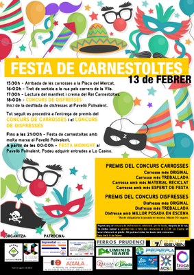 Alcarràs viurà un Carnestoltes participatiu i multitudinari