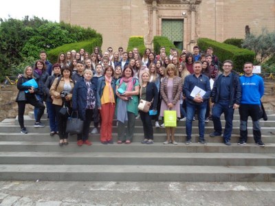 Alumnes d'ERASMUS visiten l'Ajuntament d'Alcarràs