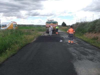 Campanya d'arranjament de camins a Alcarràs