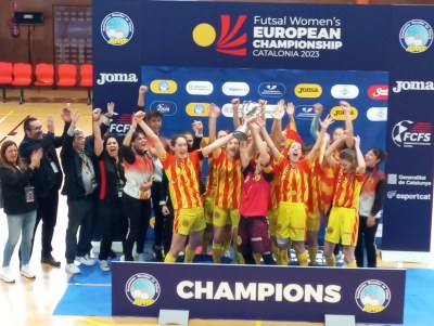 Catalunya es proclama a Alcarràs campiona d’Europa de futsal femení