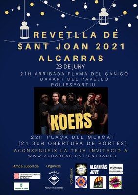 El grup lleidatà de reggae Koers protagonitzarà enguany la Nit de Sant Joan a Alcarràs