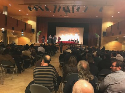 L’Ajuntament d’Alcarràs homenatja al director de l’Escola Agrària Jaume Altisent