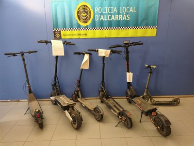 L’Ajuntament d’Alcarràs intensifica el control de patinets elèctrics per garantir la seguretat vial 