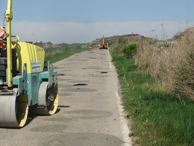 L’Ajuntament inicia la reparació de camins rurals per tal de millorar la mobilitat dels vehicles agrícoles