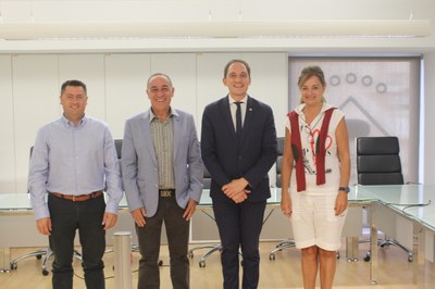 L’alcalde d’Alcarràs es reuneix amb el subdelegat del Govern a Lleida