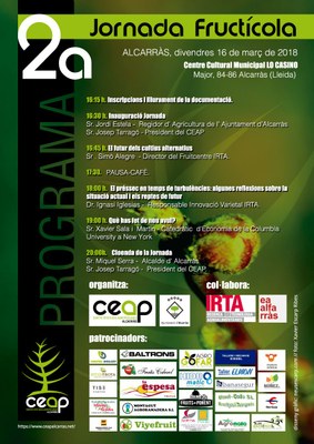 L’economista Xavier Sala i Martin, present a la 2a Jornada Fructícola d’Alcarràs