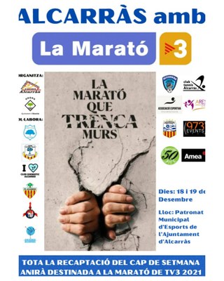 L’esport alcarrassí es bolca amb la Marató de TV3