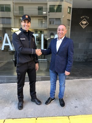 La Policia Local d’Alcarràs incorpora dos nous agents en pràctiques