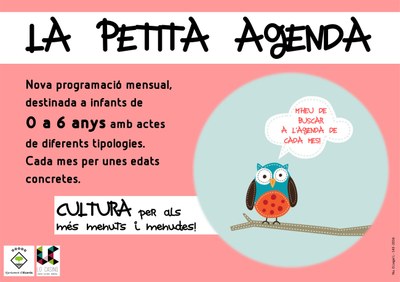 L'Ajuntament estrena al mes de febrer "La Petita Agenda" 