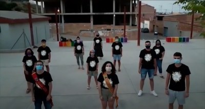 Les entitats locals apleguen forces amb l’ajuntament d’Alcarràs per conscienciar la població en favor de l’ús de la mascareta