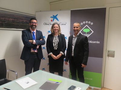 L'Obra Social "la Caixa" renova l'ajuda amb l'Espai Social Municipal "Les Roquetes" d'Alcarràs